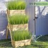 5PCS Fake Grass Filler Decor Artificial Grass Plants Outdoor Planters Artificial Tall Shrubs Wheat Grass Greenery Stems Faux UV Resistant Onion Grass For Outdoor Indoor Vase Pots Home Decor, Green - Image 2